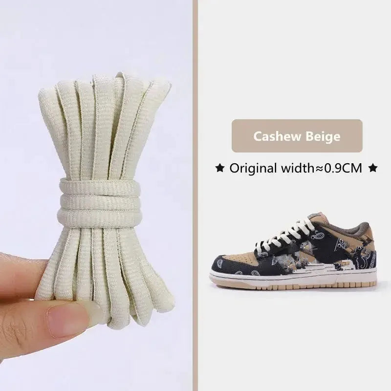 Dunk sb Original Classic Shoelaces Semicircle Thickened Polyester AF1AJ Shoe laces Basketball Shoes Non slip Sports Laces 1Pair
