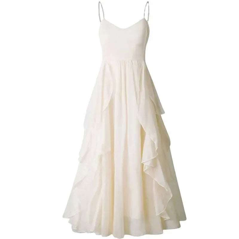 Women's Summer New Elegant Chiffon Sunscreen Shirt+Strap Skirt Two piece Suit 2026 Lady Korean Fashion Sexy Dress Matching Set