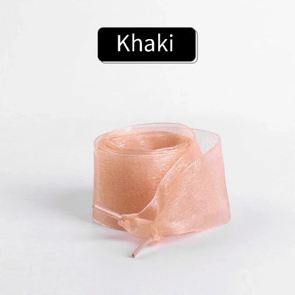 Fashion Chiffon Yarn Shoelaces 4cm Wider Flat Silk Shoelace Sneakers Rope Laces for Shoes  Shoes Accessories 100/120/140/160CM