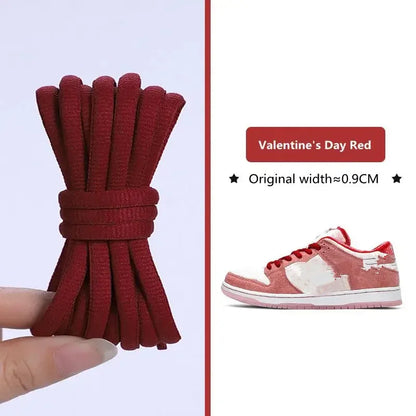 Dunk sb Original Classic Shoelaces Semicircle Thickened Polyester AF1AJ Shoe laces Basketball Shoes Non slip Sports Laces 1Pair