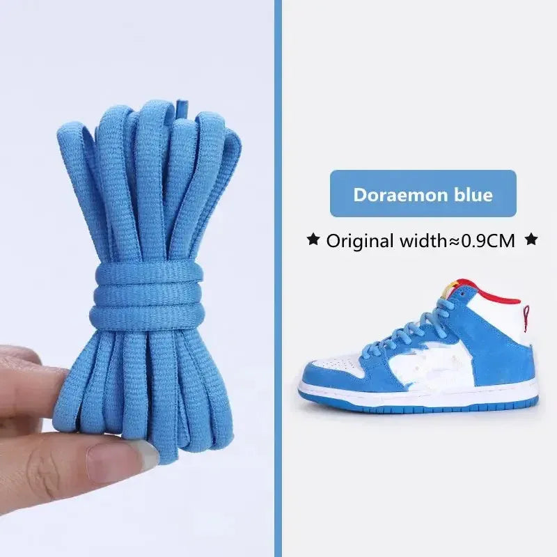Dunk sb Original Classic Shoelaces Semicircle Thickened Polyester AF1AJ Shoe laces Basketball Shoes Non slip Sports Laces 1Pair